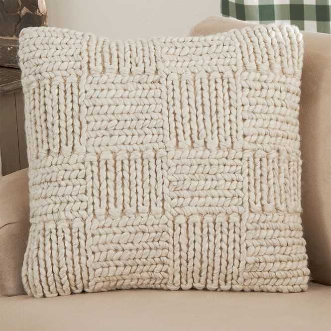 Knitted pillowcase pattern