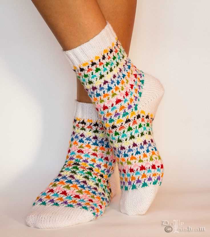 Baby sock knit pattern