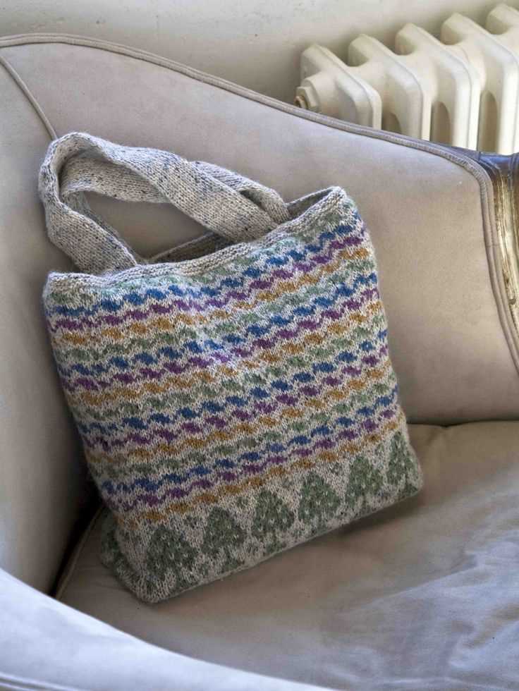 Knitting patterns for felted handbags