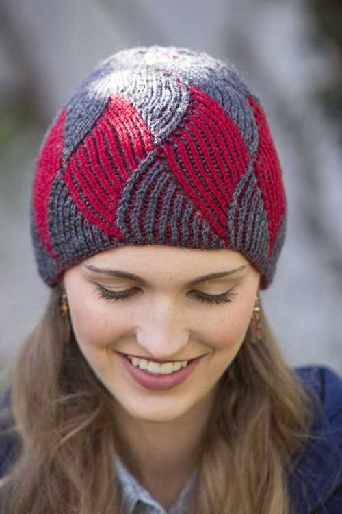 Reversible knit hat pattern