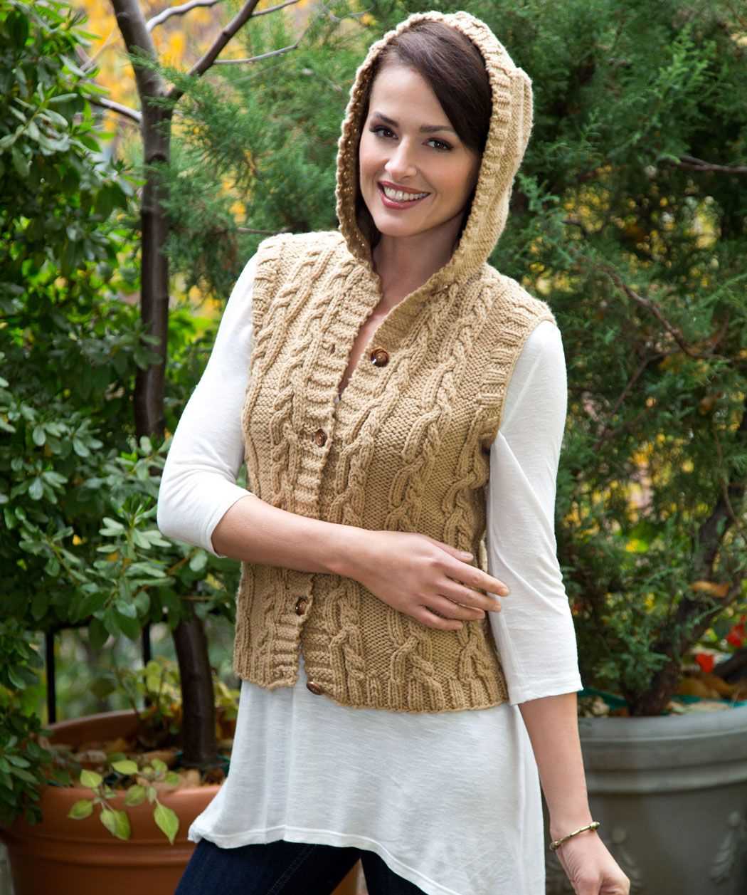 Free knitting patterns for women's vests