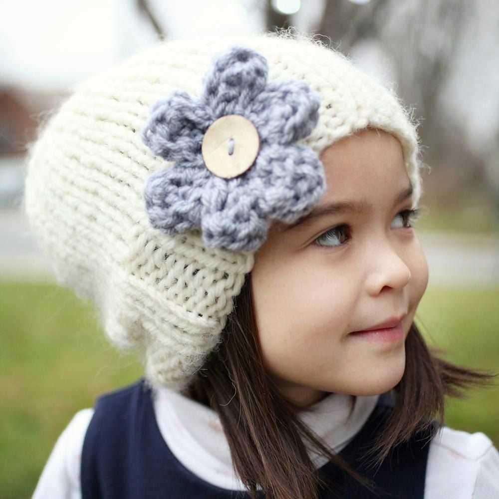 Free knitting pattern slouchy hat straight needles