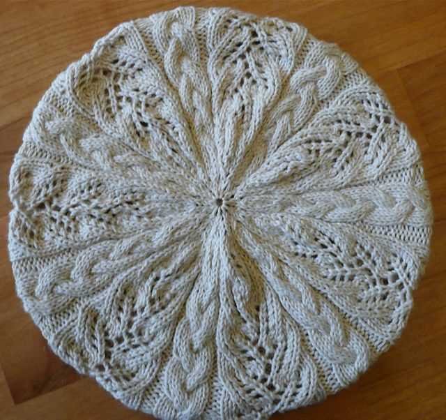 Lace knit hat pattern free