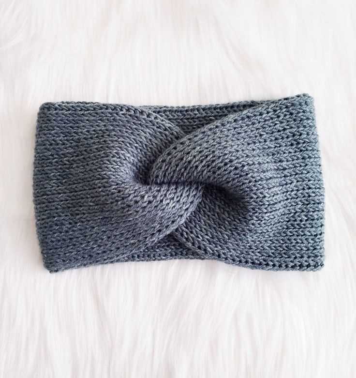 Knit ear warmer free pattern