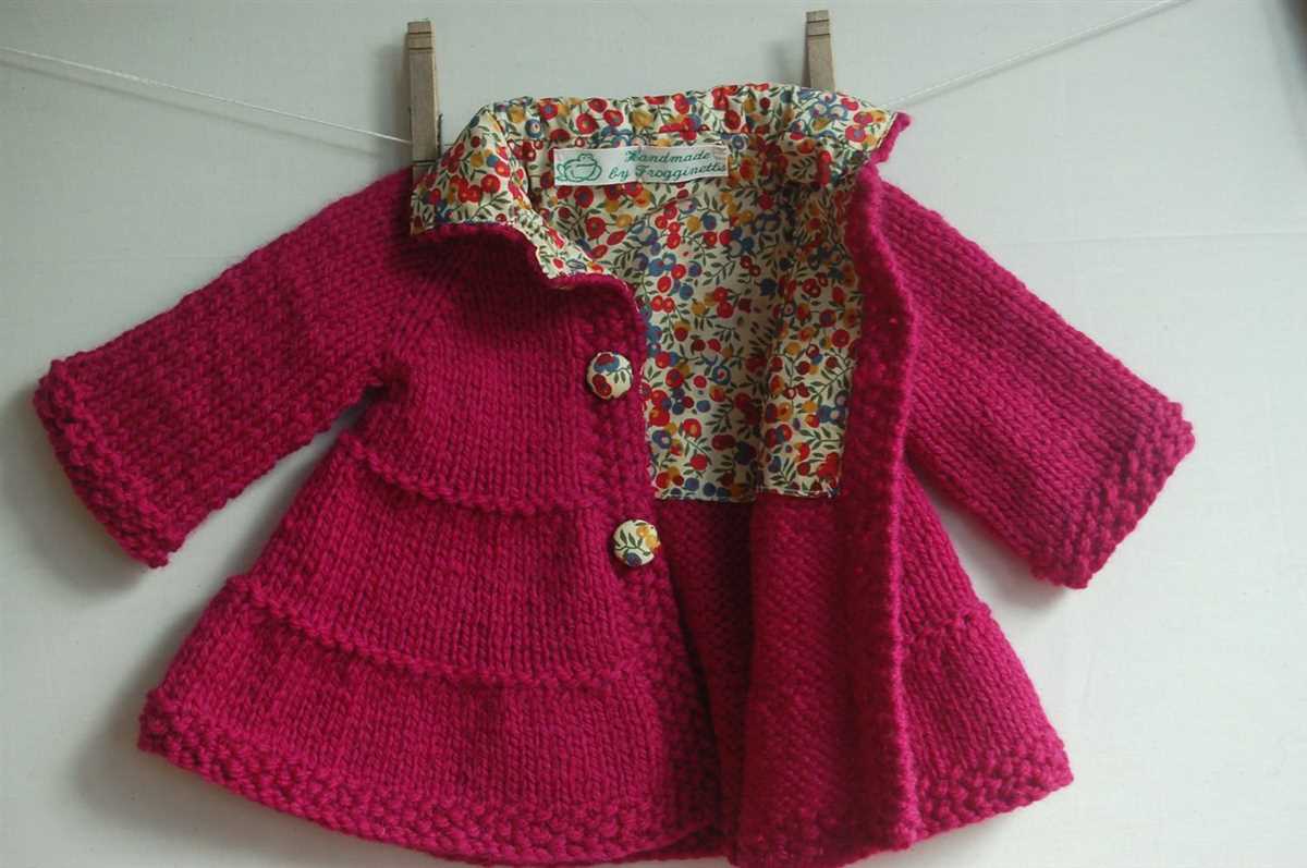 Knitting patterns for childrens jackets