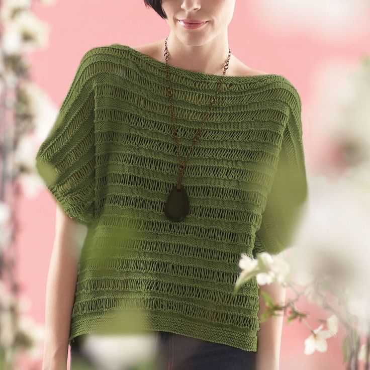 Free knitting patterns womens summer tops