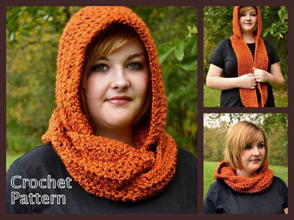 Hooded scarves knitting patterns