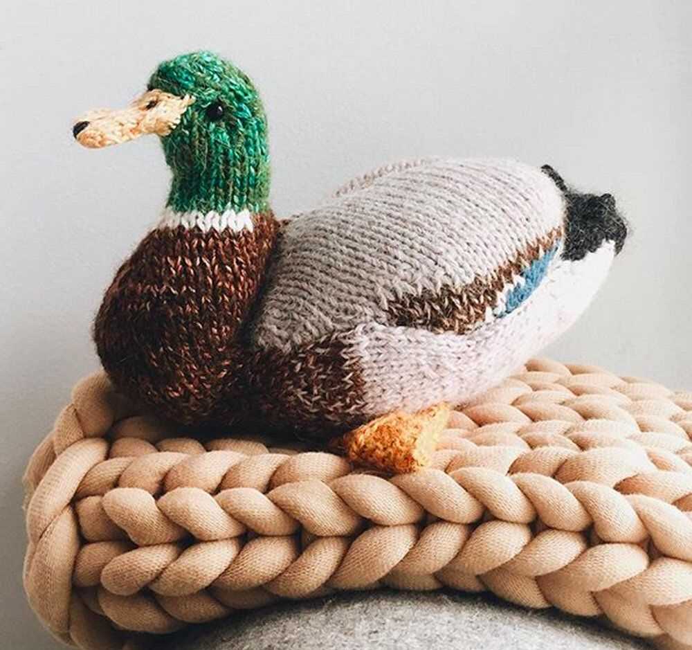 Duck knitting pattern