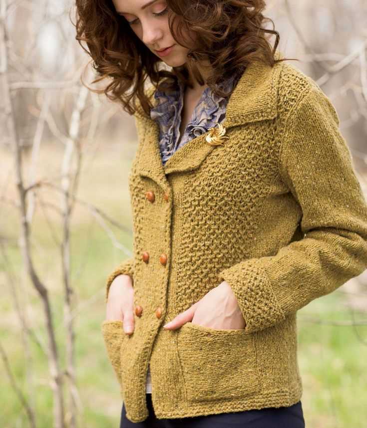 Knitted cardigan pattern