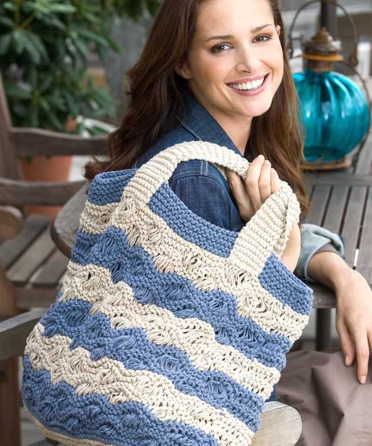 Knitted tote bag patterns