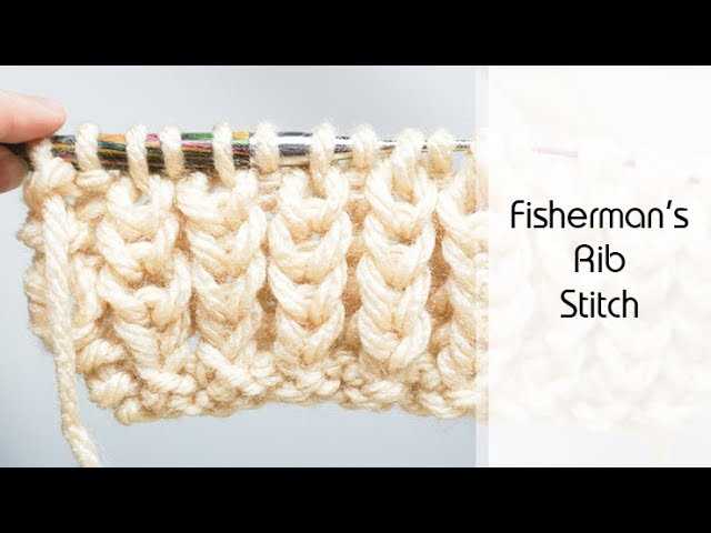 Fisherman's rib beanie knitting pattern