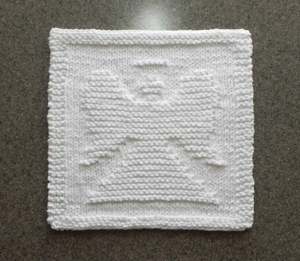 Grandmothers knit dishcloth pattern