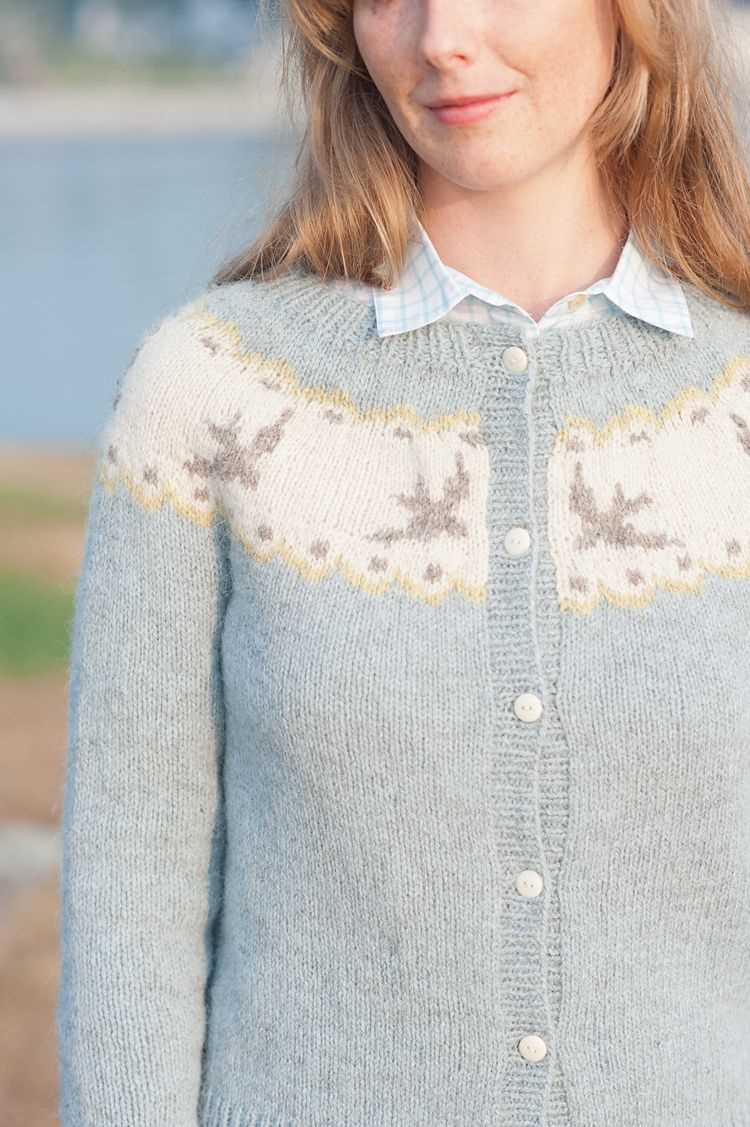 Fairisle cardigan knitting pattern