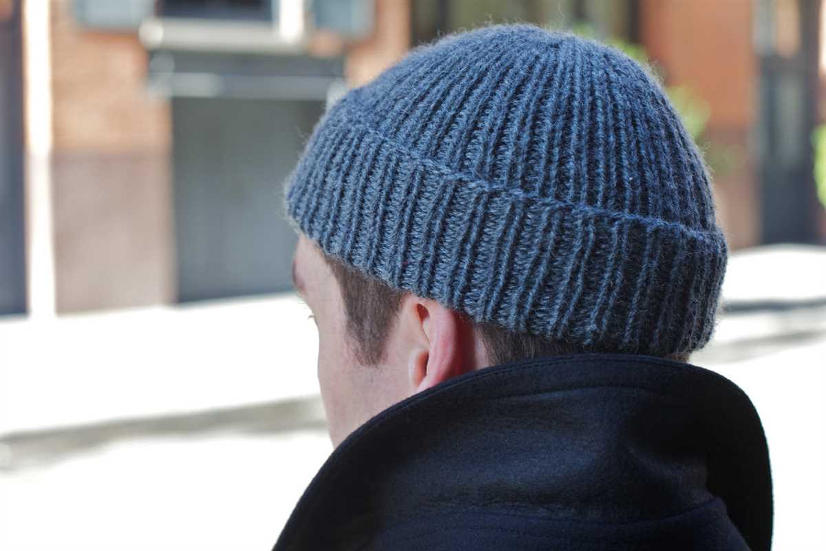 Navy watch cap knitting pattern