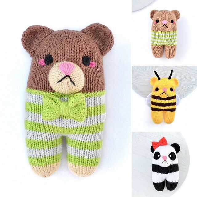 Knit stuffed animal patterns