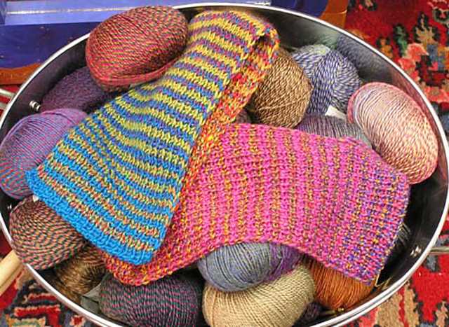 Bias knit scarf pattern free