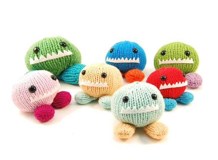 Knitting patterns toys free easy