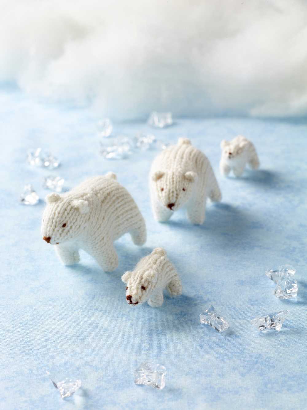 Polar bear knitting pattern