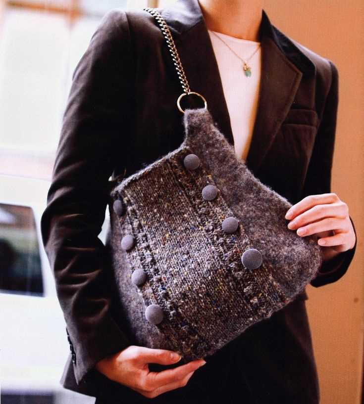 Knit felted bag pattern free