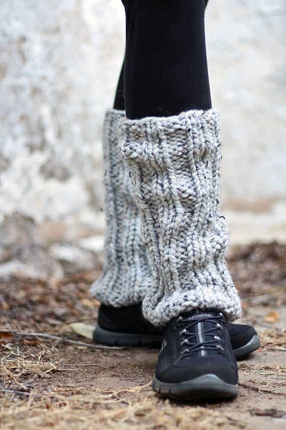Leg warmer pattern knit in the round