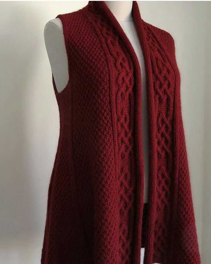 Women's knitted vest patterns