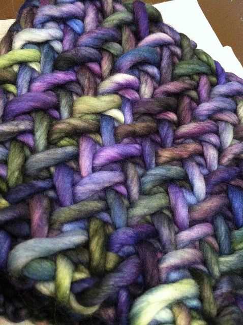 Herringbone scarf knitting pattern