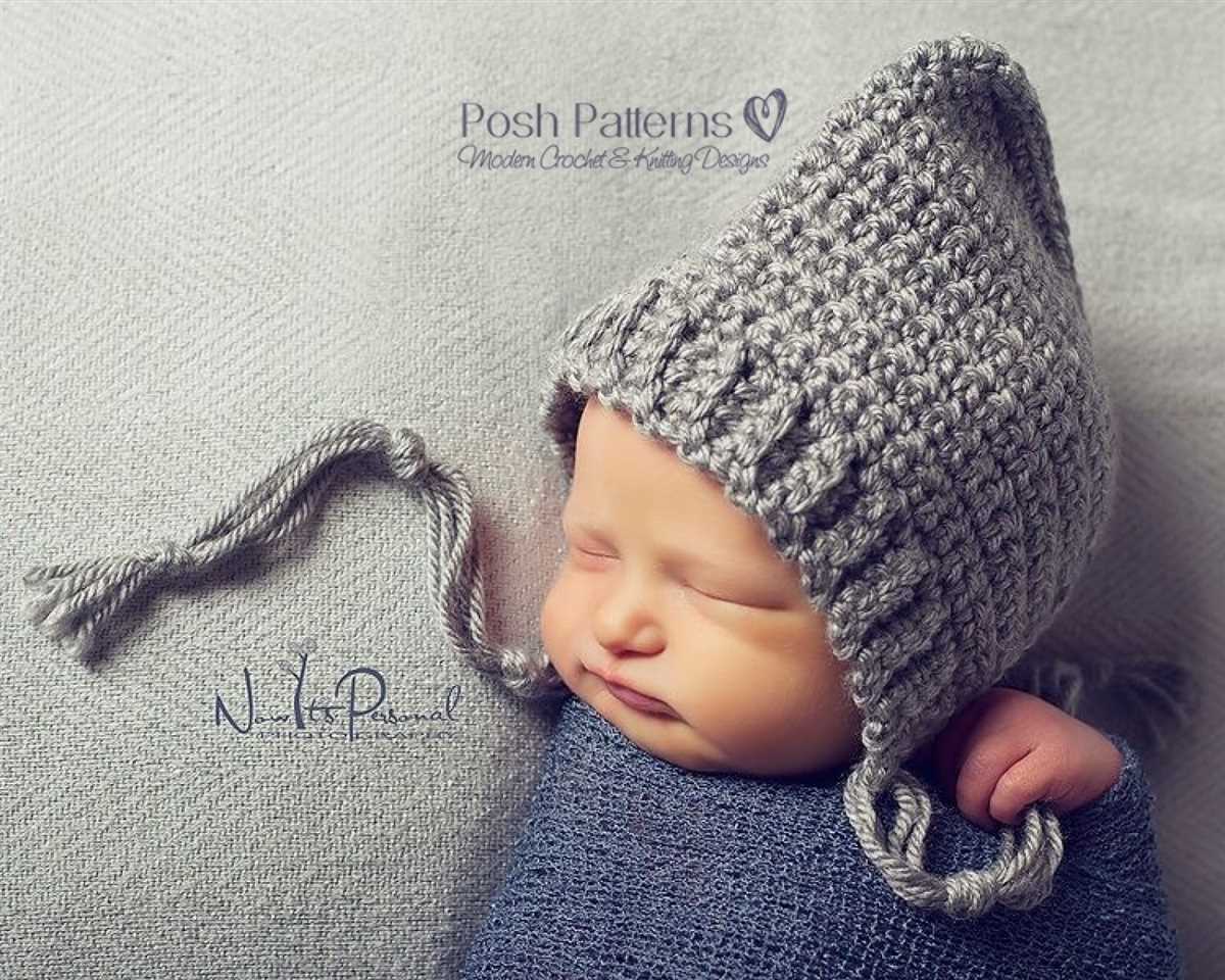 Newborn bonnet knitting pattern free