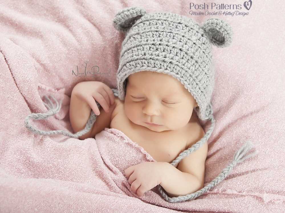 Newborn bonnet knitting pattern free