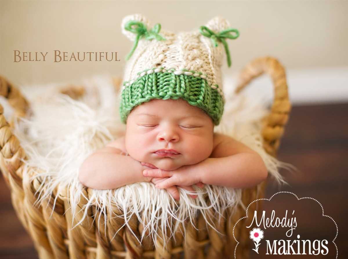 Newborn baby hat knitting pattern free