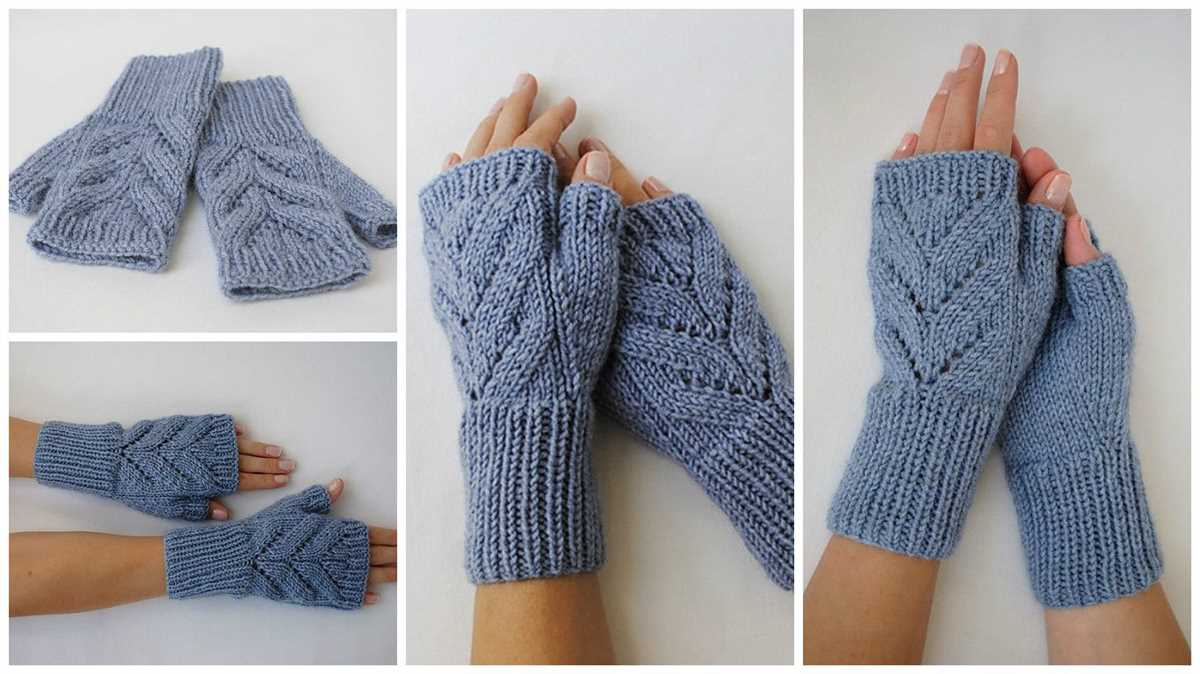 Fingerless gloves patterns free for knitting