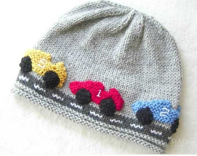 Aviator hat pattern knitting