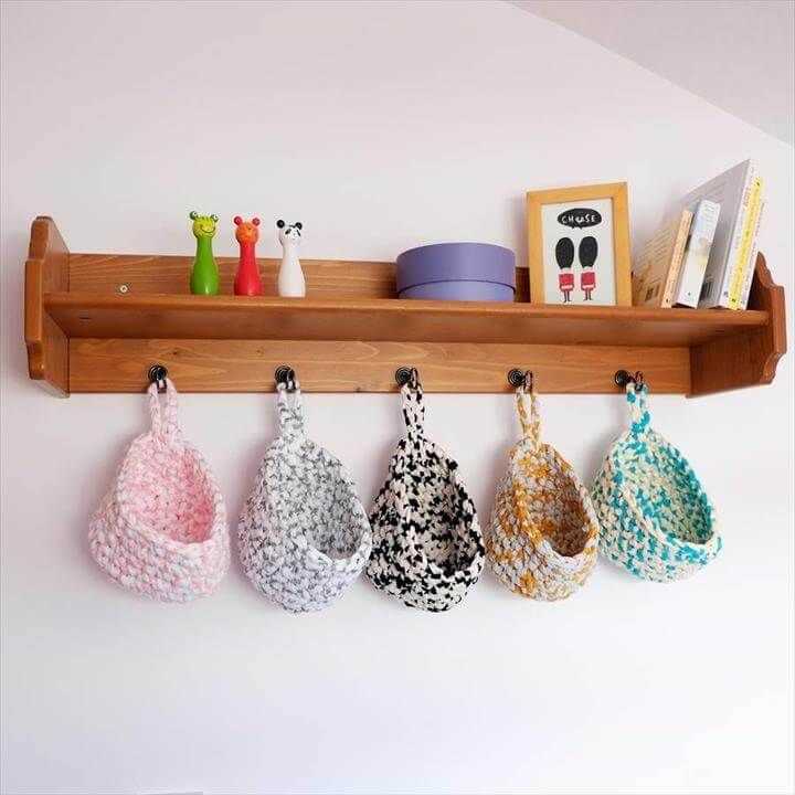 Hanging basket knitting pattern