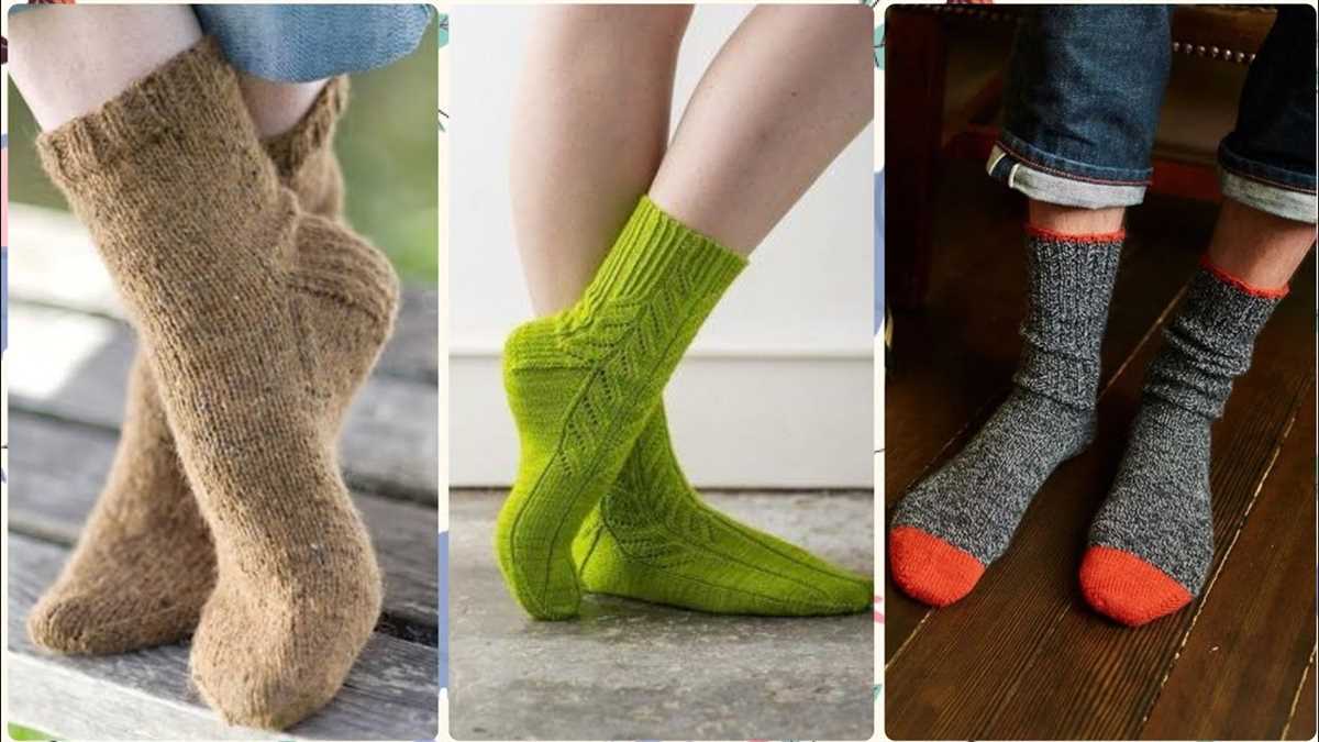 Knitted socks patterns