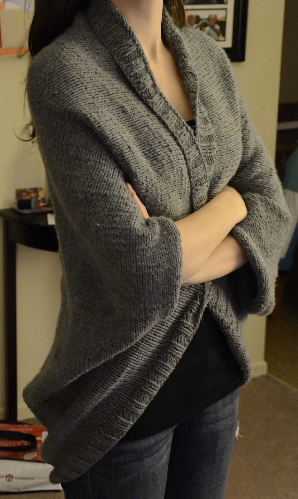 Speckled shrug free knitting pattern