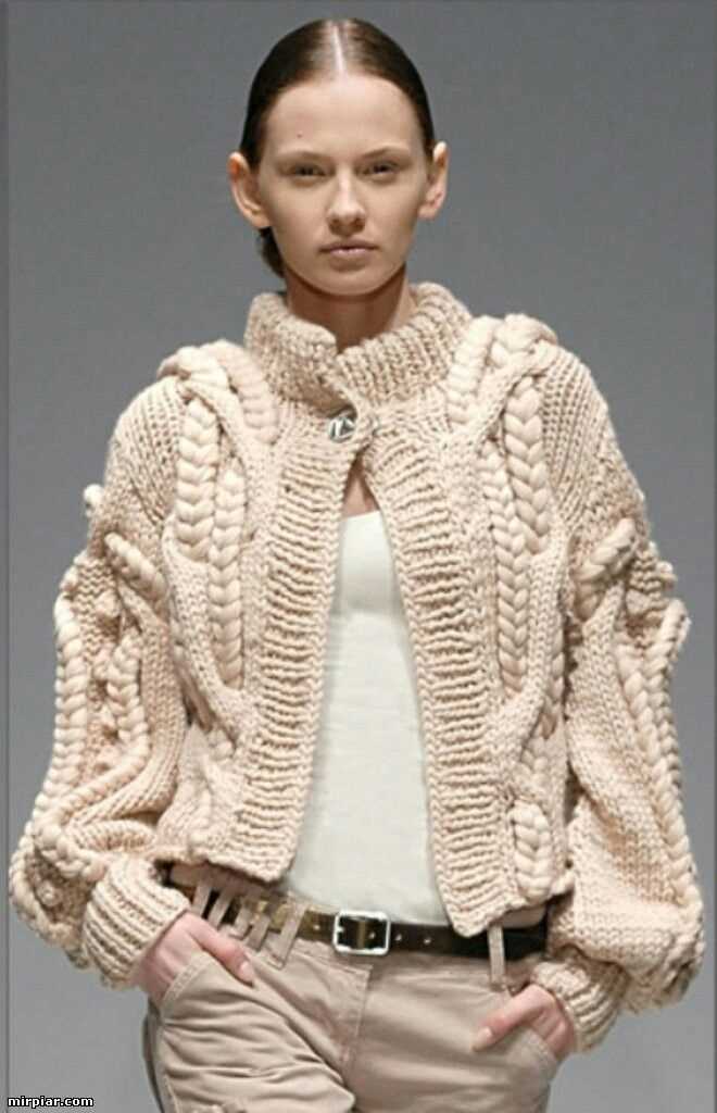 Biker jacket knitting pattern
