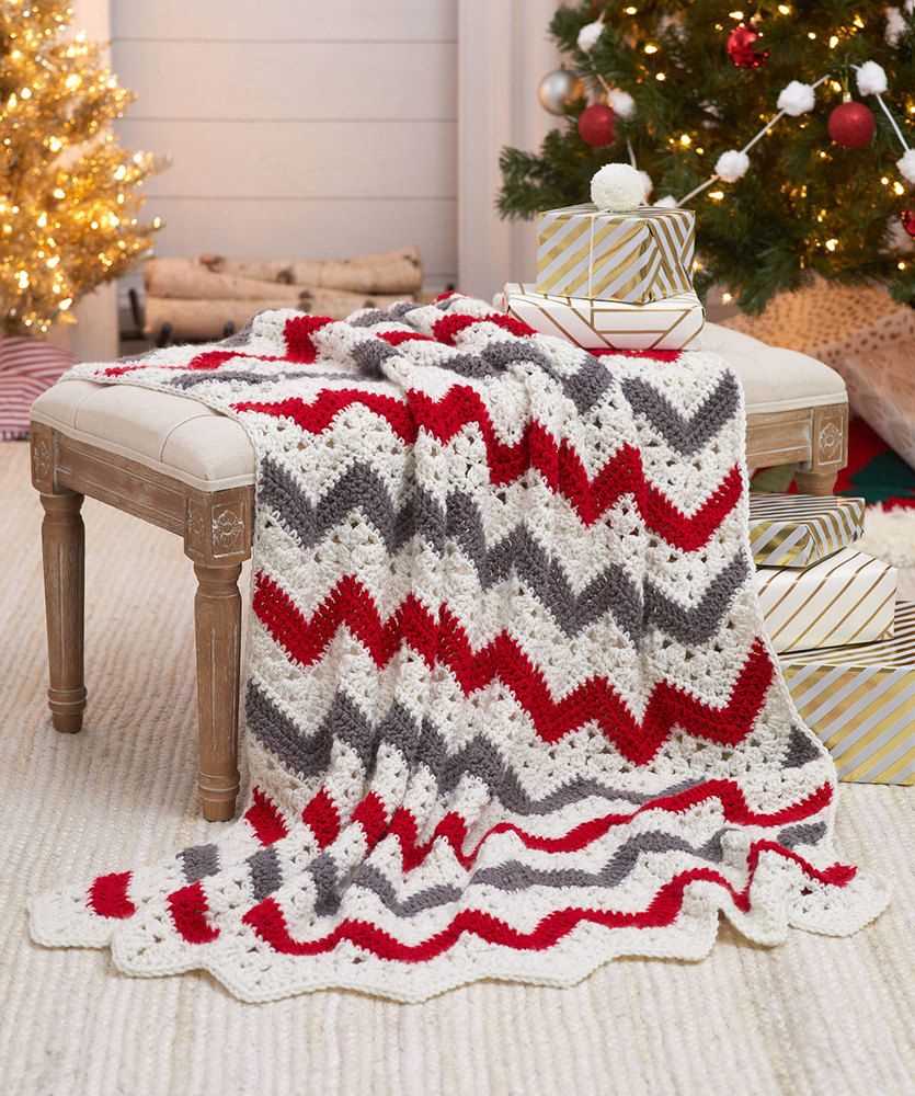 Free knitted christmas blanket patterns