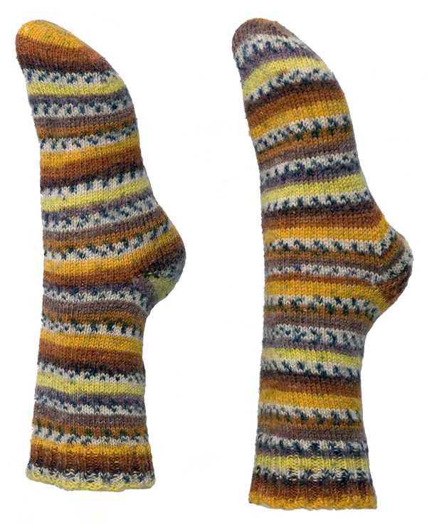 Easy socks knitting pattern
