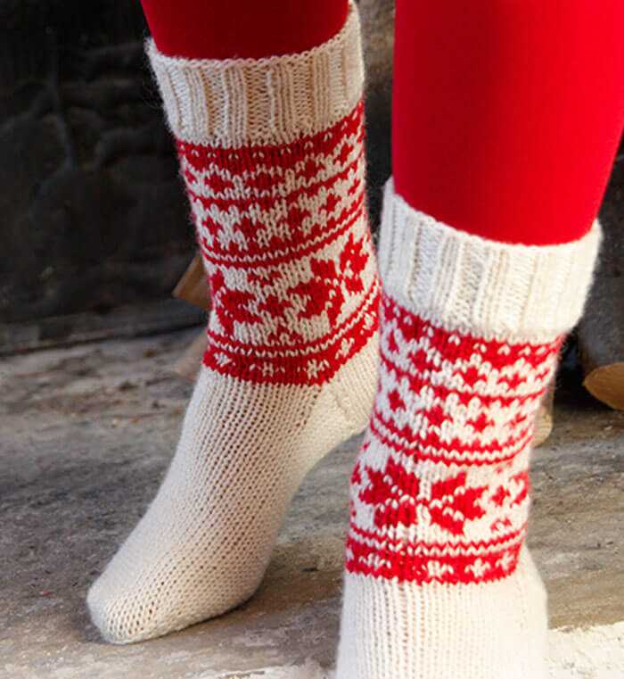 Warm up your feet with a Nordic-inspired knitting pattern Nordic socks knitting pattern