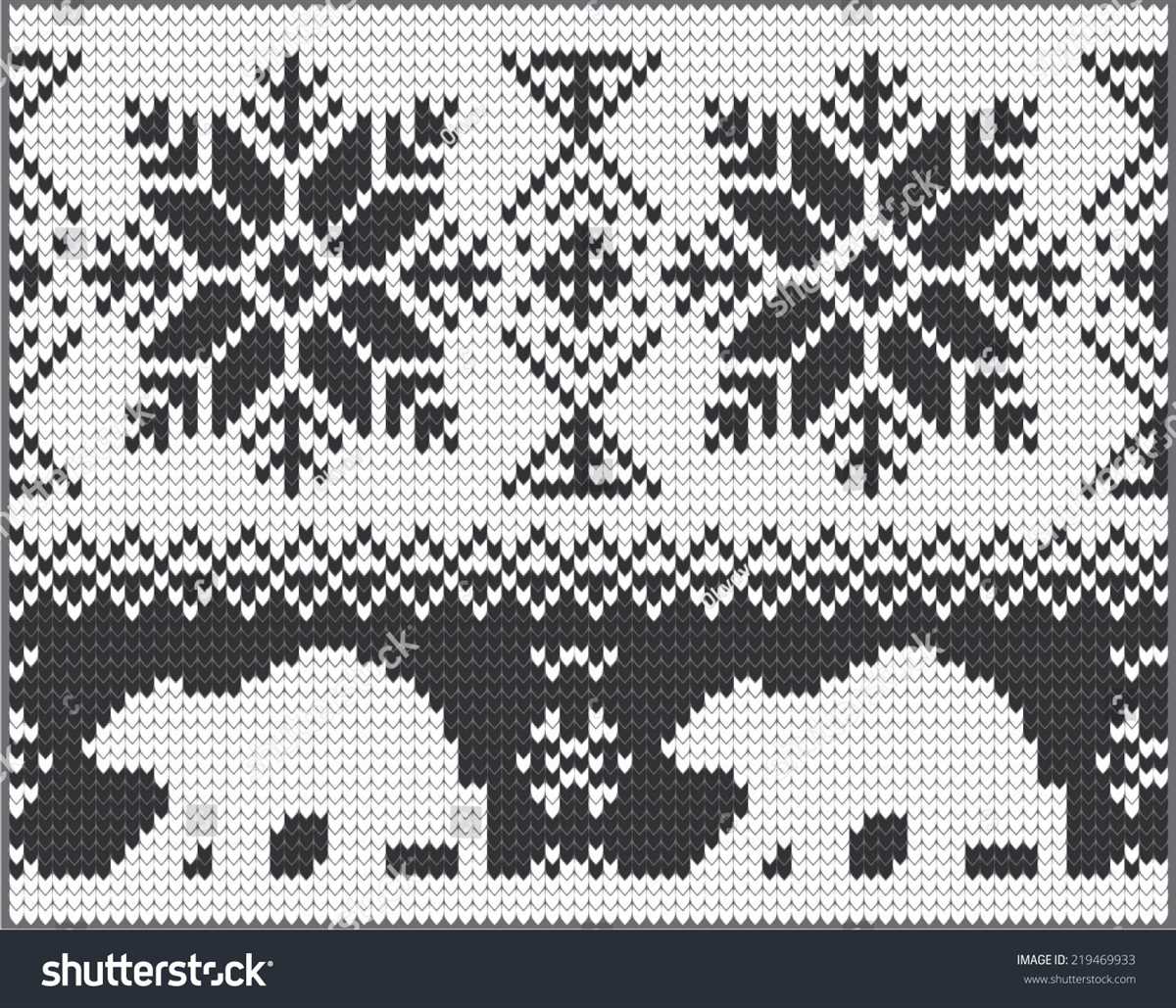 Nordic star knitting pattern