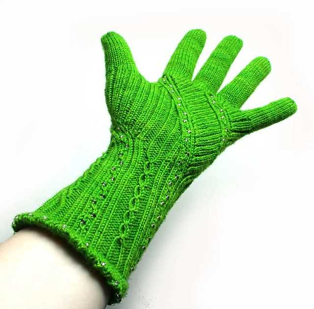 Wrist warmers knitting pattern circular needles