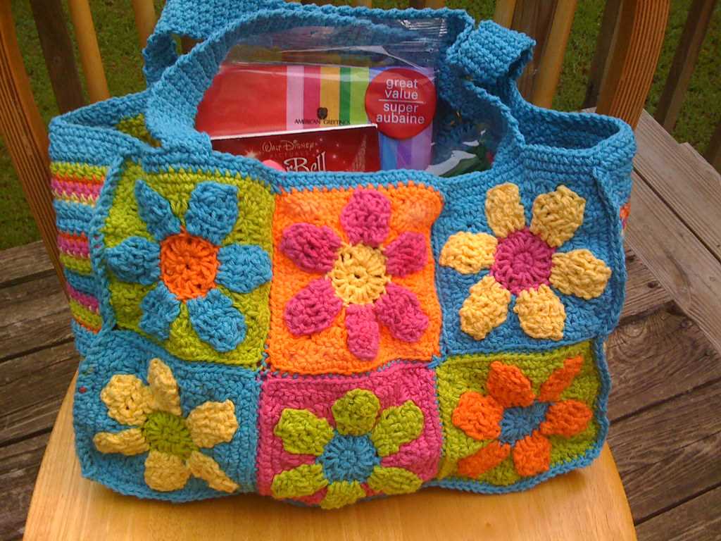 Beach bag knitting pattern