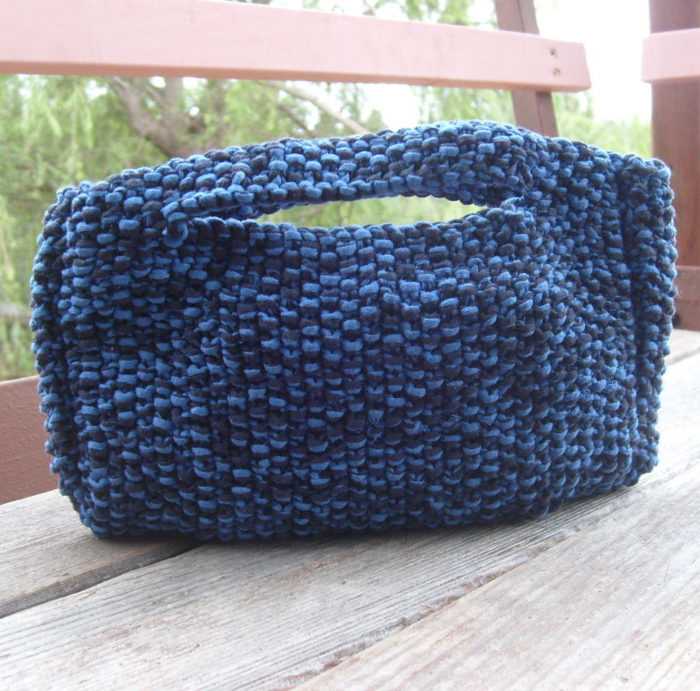 Knitted clutch bag pattern