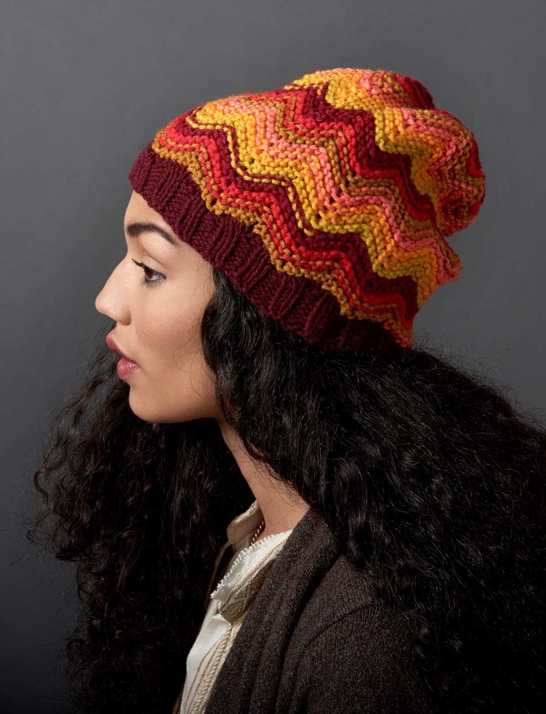 Knitted scarf hat pattern free