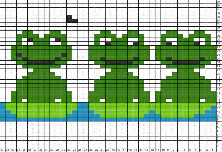 Frog sweater knitting pattern