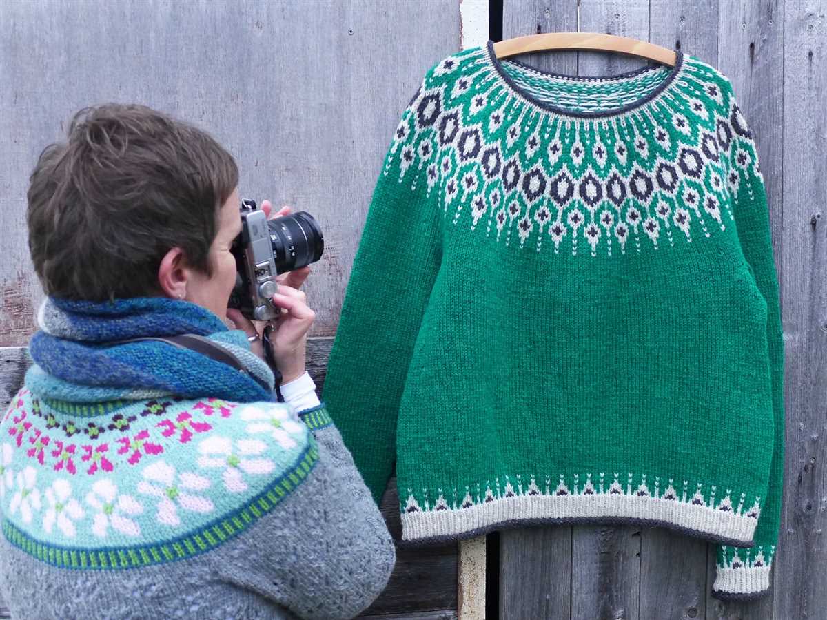 Wool sweater knitting pattern