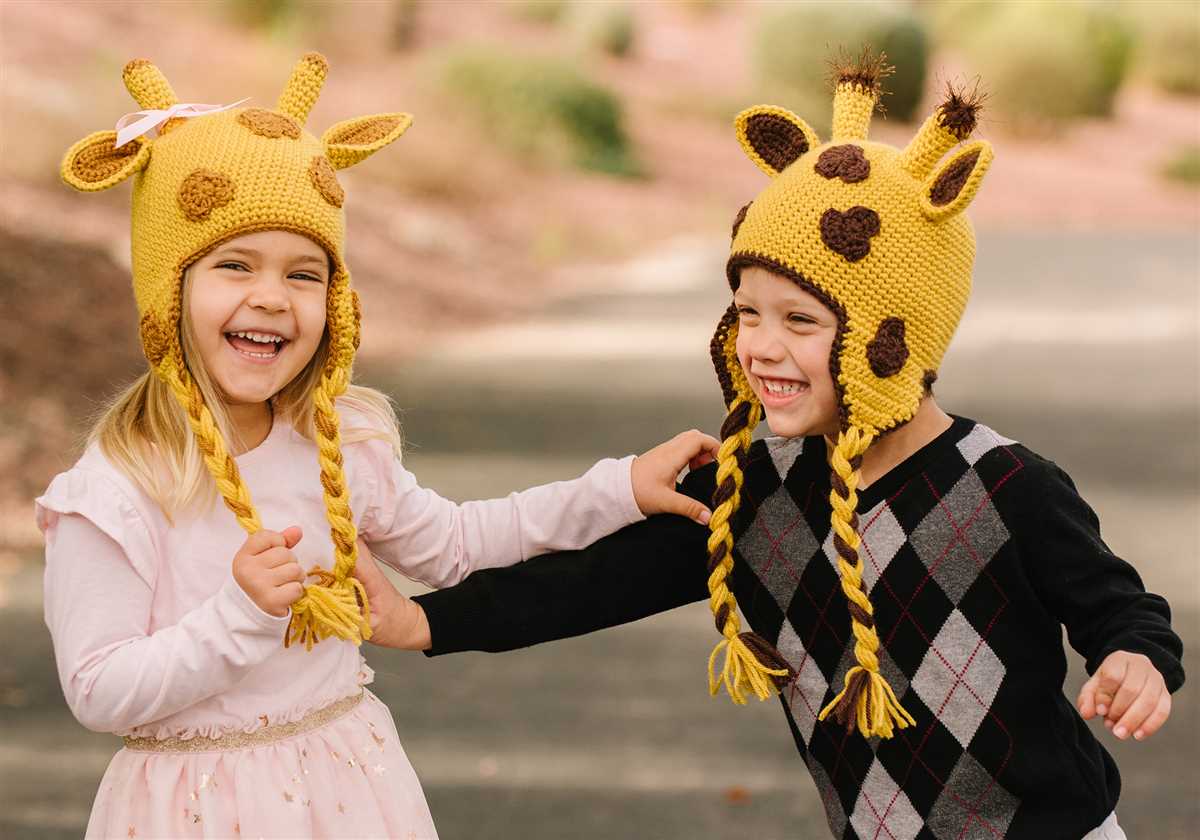 Free knit giraffe hat pattern