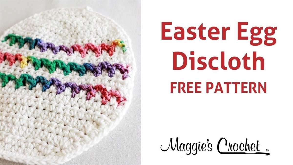 Easter knit dishcloth patterns