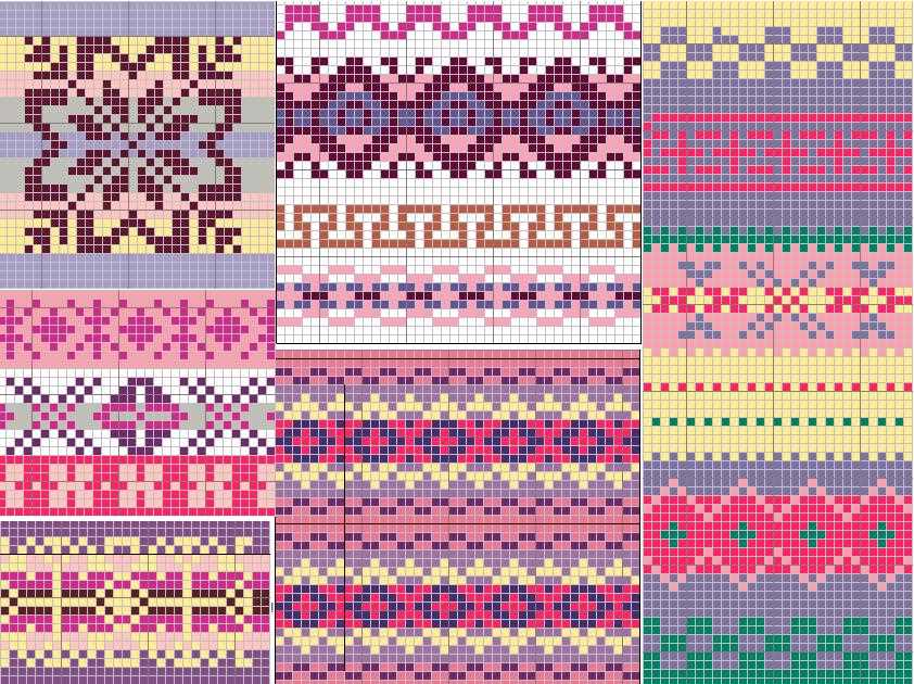 Fair isle slipover knitting pattern