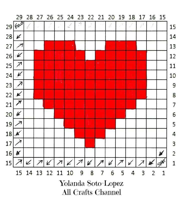 C2c knitting pattern