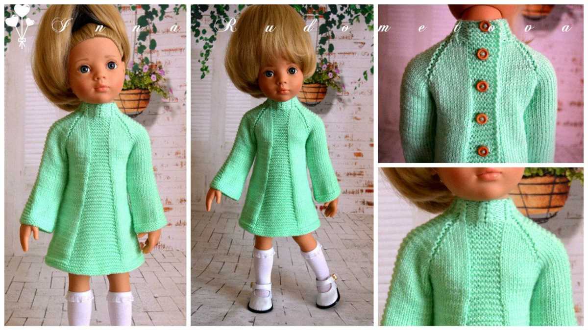 Knitted doll sweater pattern free